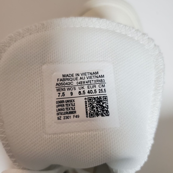 BNIB Converse Chuck Taylor All Star Construct Platform - Ghosted - Picture 7 of 12